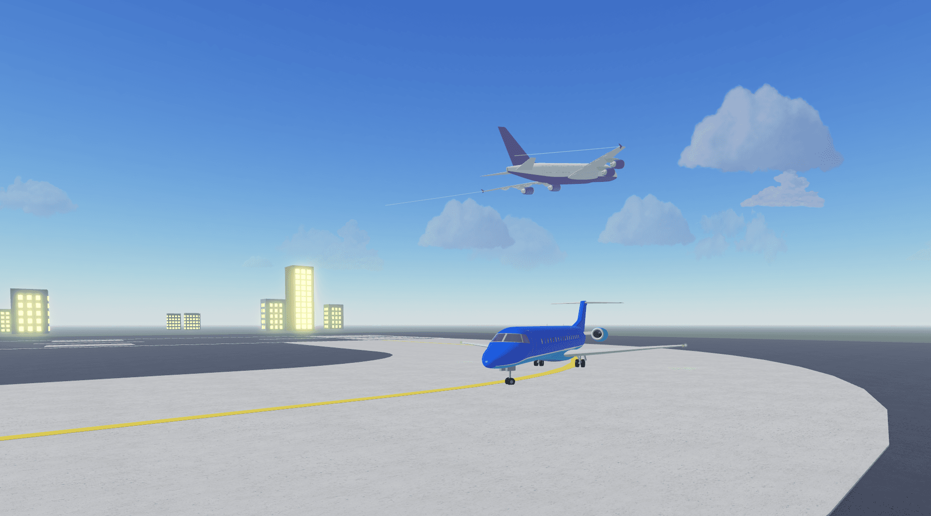 Cabin Crew Simulator aircraft taxiing demonstration